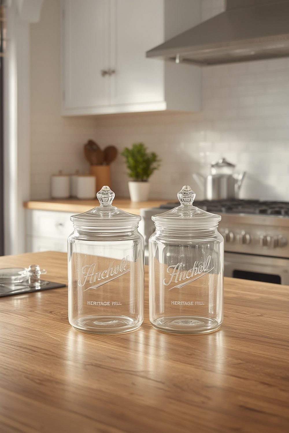 glass jars product view