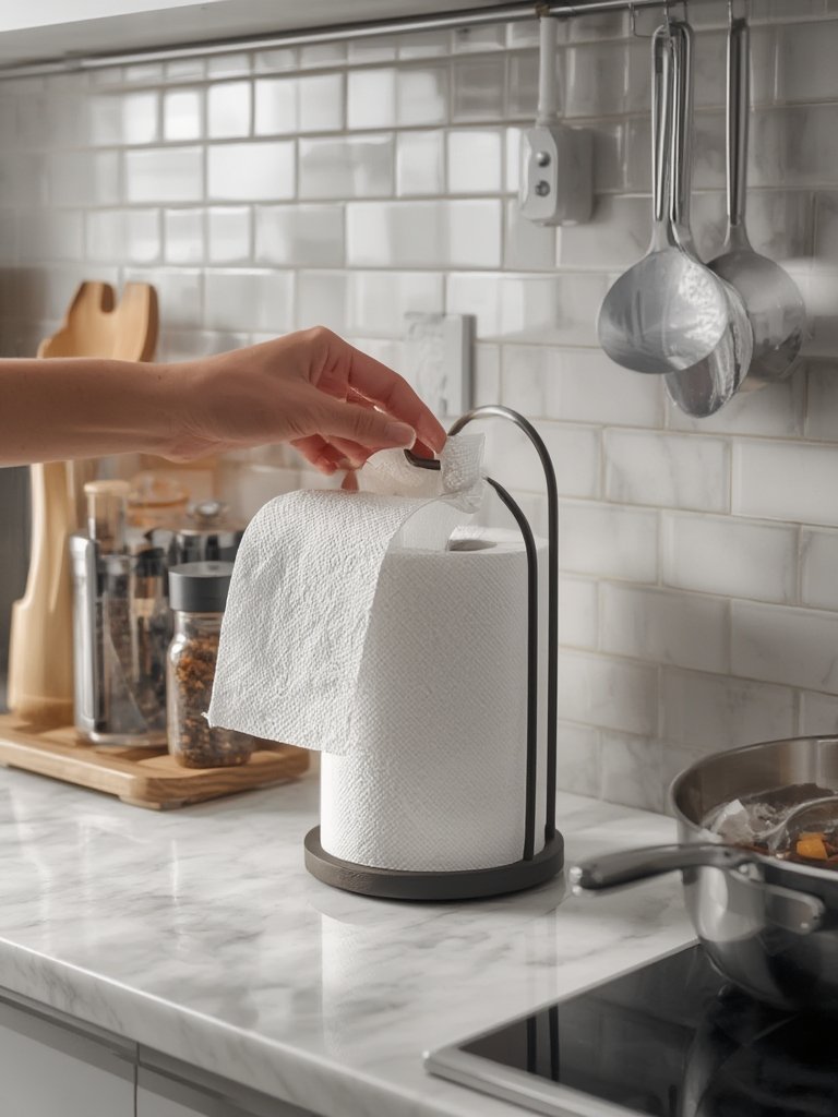 Paper Towel: 10 Ultimate Checklist For Amazing Kitchen Organization In 2026 2 paper towel in action