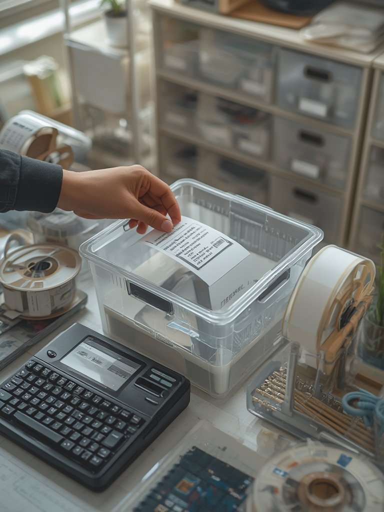 Label Maker: 3 Ultimate Steps For An Amazing Home & Office Organization Solution 2026 2 label maker in action