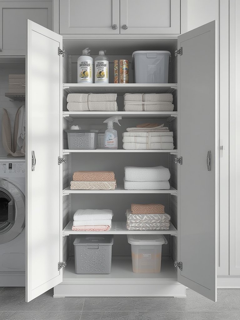 storage cabinet in action