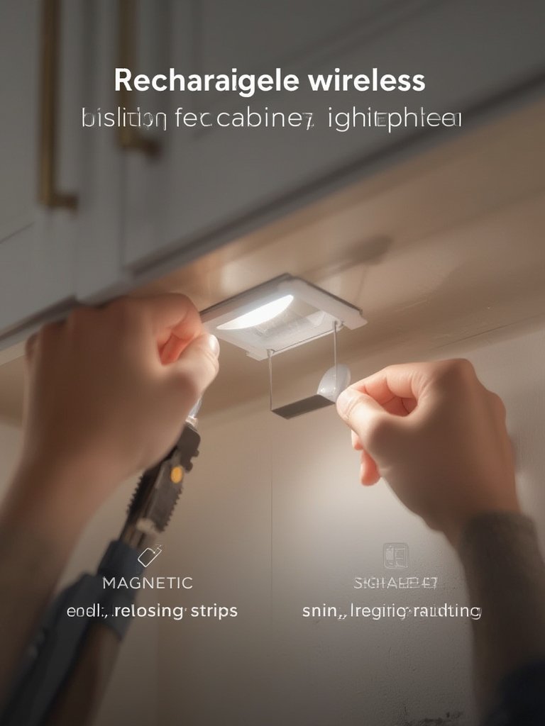 wireless under cabinet lighting rechargeable - Illustration 2