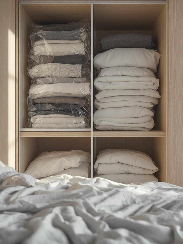 vacuum bags in action